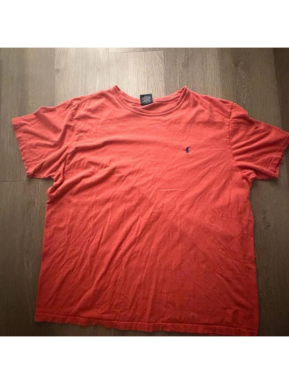 Polo by Ralph Lauren Men's Red Short Sleeve Crew Neck T-Shirt